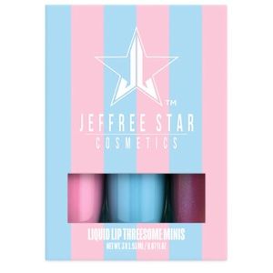 Jeffree Star Cotton Candy Liquid Lip Threesome Minis brand new!